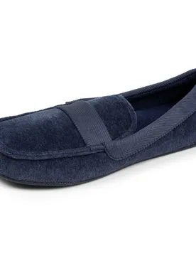 Chaussons mocassins Marine chiné marine chiné 43 - Isotoner - FashionsVida