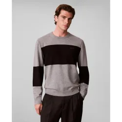 Jersey Hombre punto técnico con raya central