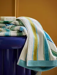 Pure Cotton Barrow Stripe Towel Multi
