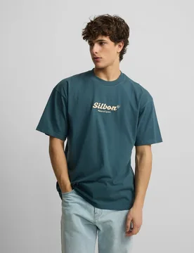 Camiseta de Manga corta nature blanco para hombre - Silbon - FashionsVida
