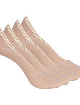 Mokassin-Söckchen, 2 Paar beige 39