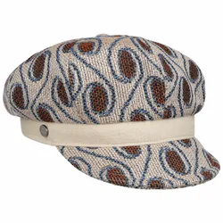 Benita Dots Newsboy Cap by - beige-blue - Damen - Size: One Size