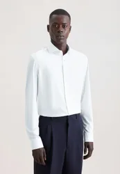 Slim Performance-Hemd Uni Weiß 41