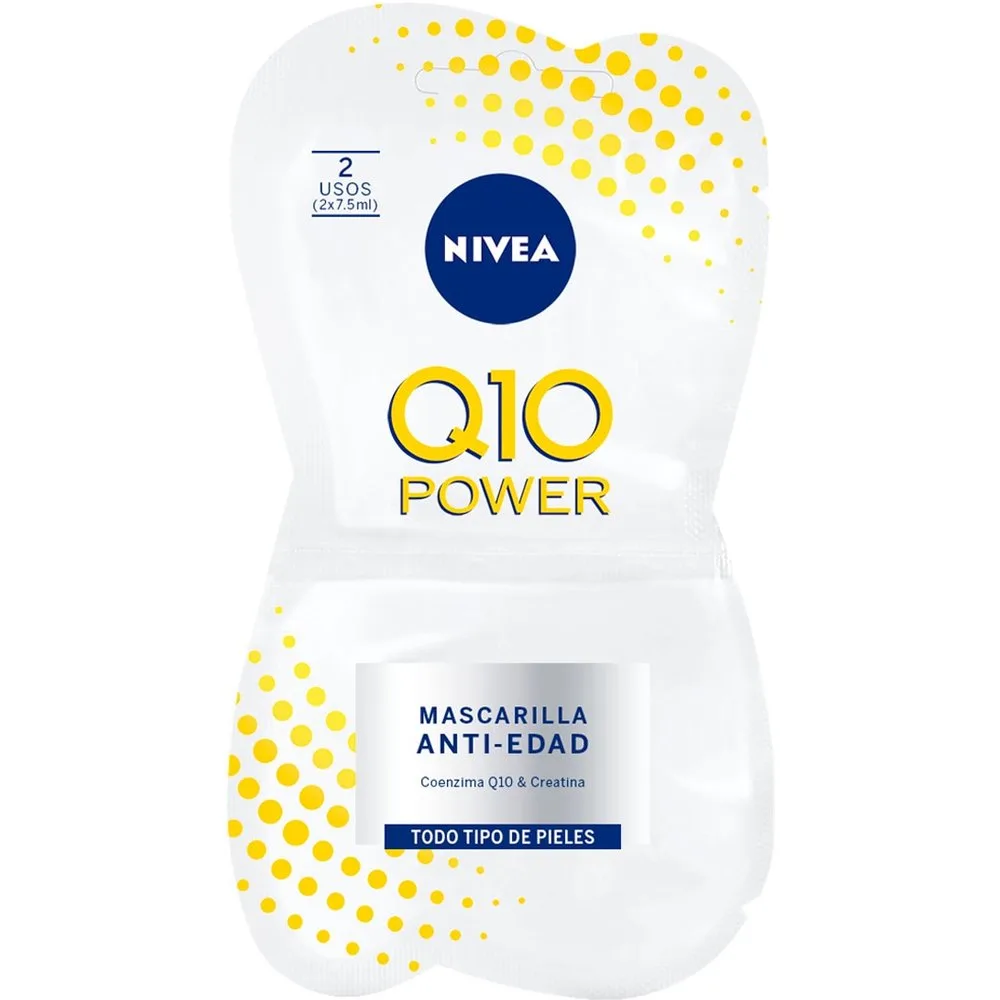 Mascarilla Q10 Plus Anti-Arrugas Suave 15 ml - Nivea - FashionsVida
