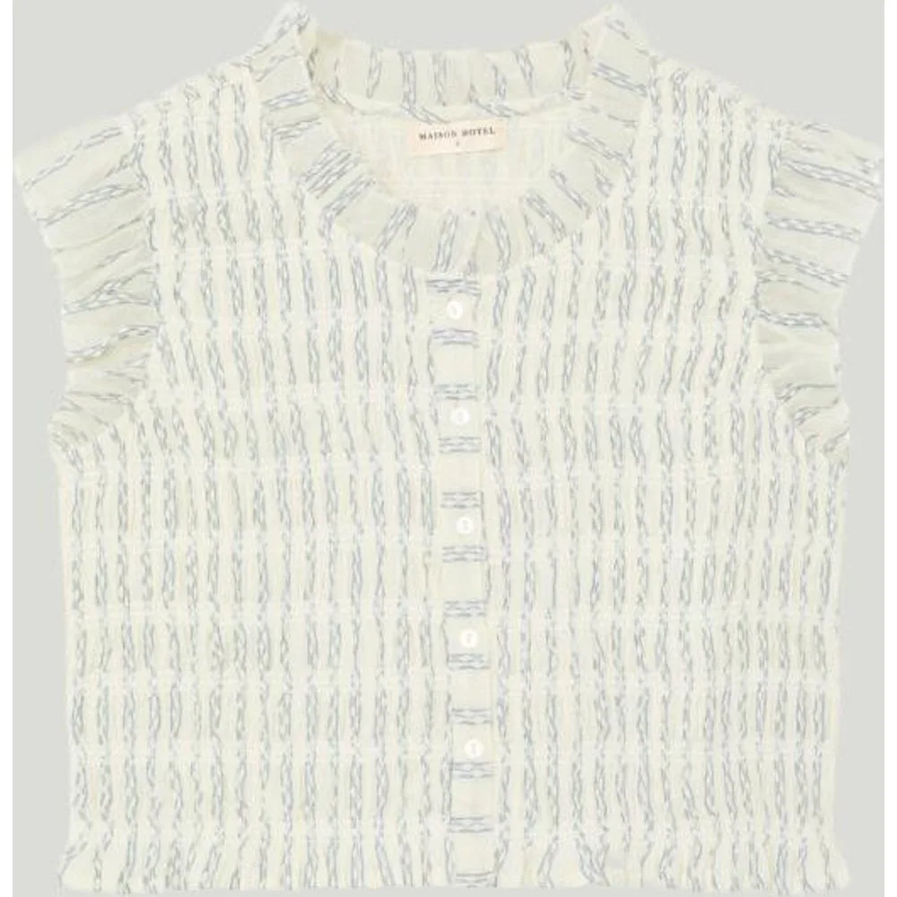 Blusa Omaris de algodón - Maison Hotel - FashionsVida