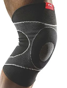 Knieschiene 4-Way Elastic avec contreforts gel - Noir - male - Size: L