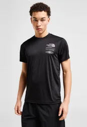 Mens M Graphic Reaxion Dri-Fit T Shirt In Black Cotton - Size Large