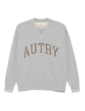 Autry Felpa Logo Grey