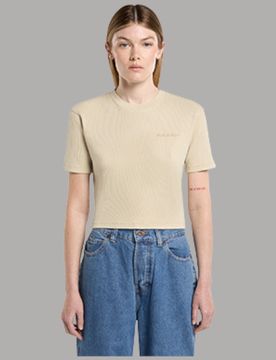 T-shirt Plentywood Donna, Cropped, Cotone Simone