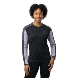 Maglia A Maniche Lunghe Scrub Amp Bat Black