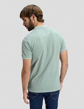 Regular Garment Dye Polo Desert Sage Größe M male