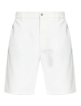 Shorts in denim con applicazione