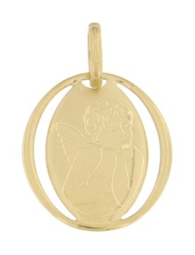 Ciondolo Unisex Oro Giallo Angelo GL100535