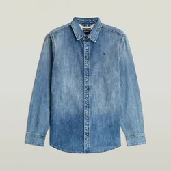 Hemdbluse D27681-D252-H954 Faded Blue Kyanite Eu M;Eu L Male