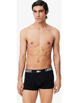 Pack de 3 bóxers de hombre de algodón elástico - Lacoste - FashionsVida