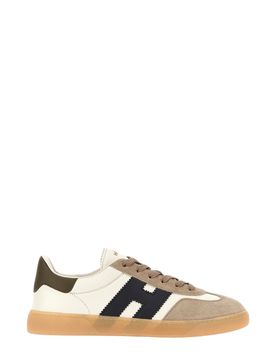 Men's Shearling & Calf Leather Sneakers