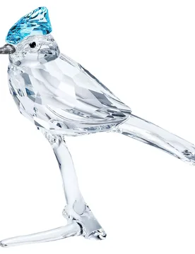 Feathered Beauties Ghiandaia Azzurra OS - Swarovski - FashionsVida