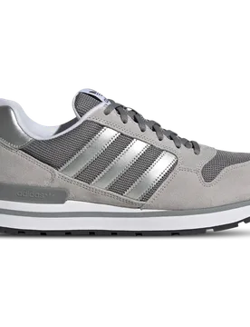 ZX Men's Sneakers - Grey - Size 10.5 - Leather - Grey - Size: 10.5 - Adidas - FashionsVida