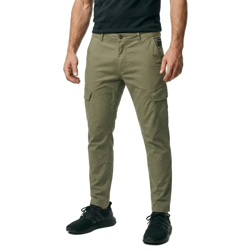 Pantaloni Cargo 102559 Regular Tapered Dusty Olive Green M - Tom tailor - FashionsVida