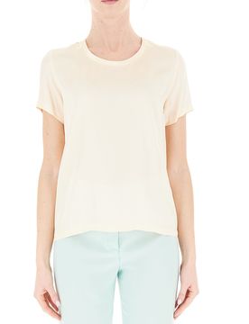 Blusa girocollo viscosa CHAMPAGNE 38