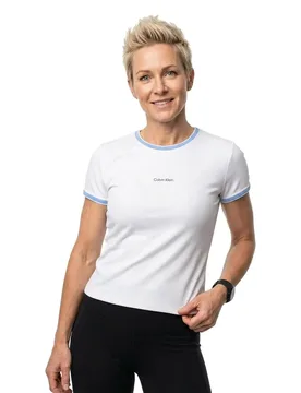Maglietta A Maniche Corte Lv07d201g White L - Calvin Klein - FashionsVida