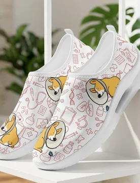 XIXIRIMIDO Women's Slip-on Wide-toed Shoe Nurse Shoes Men's Sneakers and Casual Shoes Zapatillas de Mujer Tenis Feminino Corgi - Aliexpress - FashionsVida