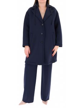 Parka con cappuccio BLU NAVY L