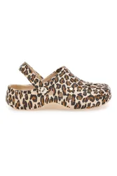 Zoccoli Clogs Con Trama Animalier 6 41