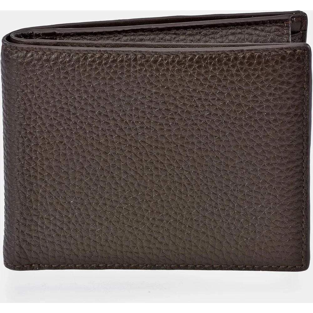 Cartera tipo americano con monedero de piel granulada en - Emidio Tucci - FashionsVida