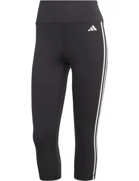 Train Essentials 3-Streifen High-Waisted 3/4- Damen Tights, schwarz L - Adidas - FashionsVida