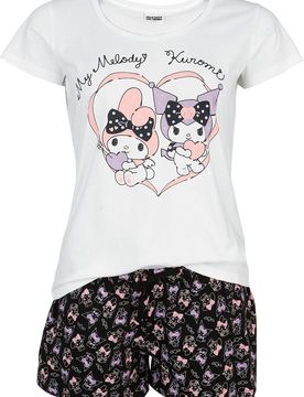 Anime Schlafanzug - and Friends - Kuromi - S bis 3XL - für Damen - Größe S - multicolor - EMP exklusives Merchandise! - Frauen - female