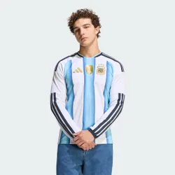 Maglia Home Long Sleeve Argentina 26 2XL White / Icey Blue / Light Blue