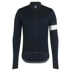 Maglia A Maniche Lunghe Classic Dark Navy / White / Light Blue