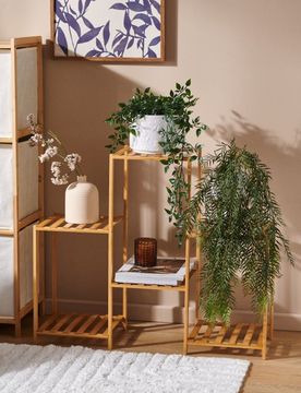 Portavaso in bambù - beige