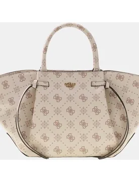 Bolso tote con doble asa y estampado all over - Guess - FashionsVida