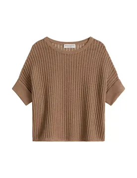 Knit Pullovers Shortsleeve female