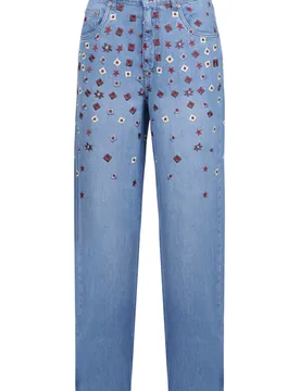 Pantalone - 470746 - Denim - OTTOD'AME - FashionsVida