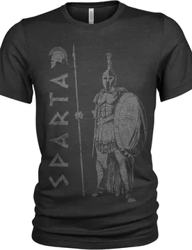 Vintage Spartan Warrior T-Shirt New 100% Cotton O-Neck Short Sleeve Casual Mens T-shirt Size S-3XL - Aliexpress - FashionsVida