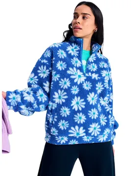 Giacca Jive Talking Bonded Fleece Coconut Milk Flower Soul XS