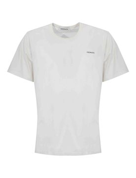 T-Shirt In Jersey Con Logo White