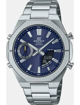 Reloj de hombre Slim Series ECB-S10D-2AEF de acero - Casio - FashionsVida