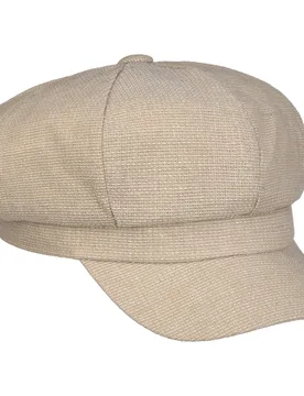 Carivola Newsboy Cap by - beige - Damen - Size: S (55-56 cm) - Lipodo - FashionsVida