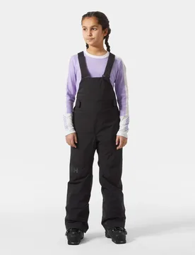Junior Girls’ Stellar Bib Pants Black 14 - Black - Male - Helly Hansen - FashionsVida