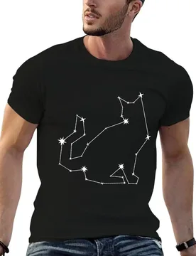 Cat Constellation Gift Stars T-Shirt man tshirt t shirts for man cotton soft graphic t shirts for man T-shirt - Aliexpress - FashionsVida