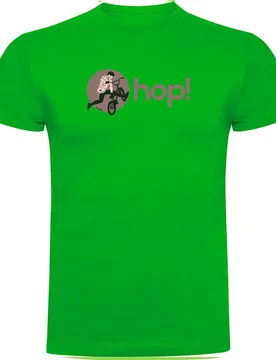 Maglietta A Maniche Corte Hop Green - Kruskis - FashionsVida