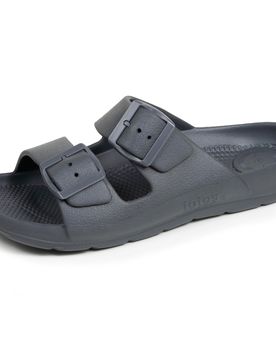 Mules claquettes ajustables Gris gris 46