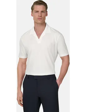 Polo de mezcla de lino - Boggi Milano - FashionsVida