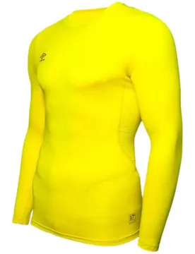 Maglietta Intima Tenica A Maniche Lunghe Core Crew Fluor Yellow 14 Anni