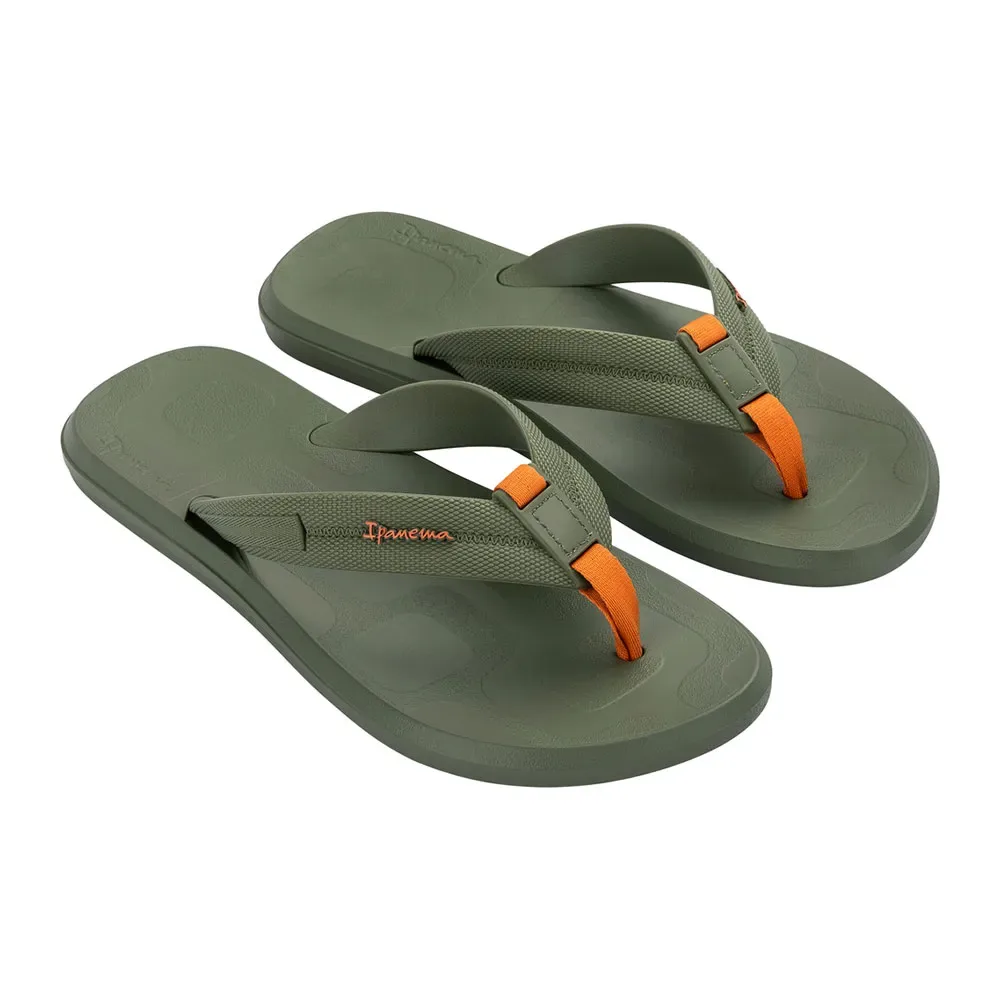 Urban Flip Flops Green / Orange UK 7 Men - Ipanema - FashionsVida