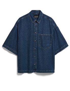 Camisa vaquera azul oscuro L